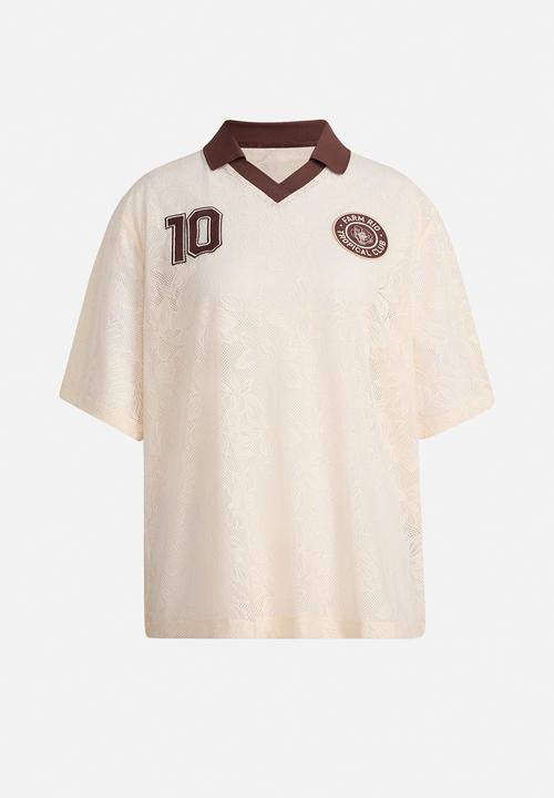adidas Originals - Farm Prm Jersey - Ecru Tint/Auburn