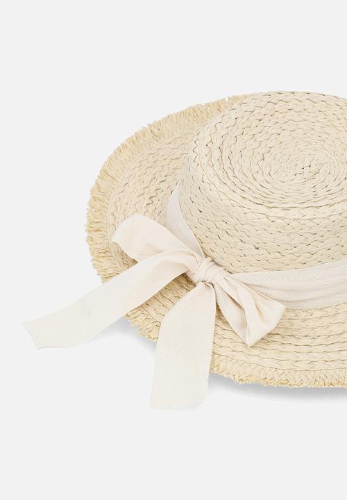 Pop Candy - Boater hat - natural
