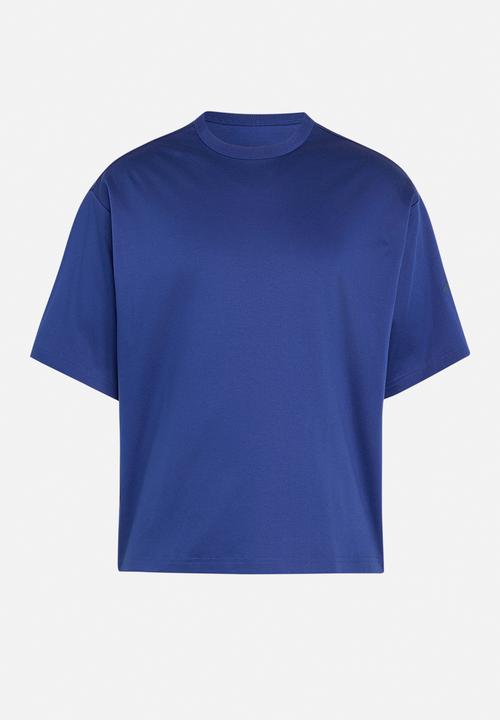 adidas Performance - Small Logo Tee  - dark blue