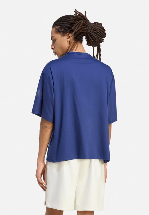 adidas Performance - Small Logo Tee  - dark blue