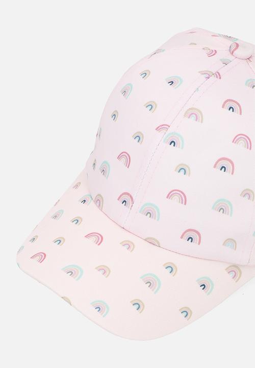 Pop Candy - Classic cap - pale pink/rainbow aop