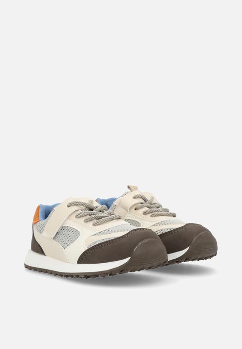 Pop Candy - Mesh design sneakers - neutral multi/orange