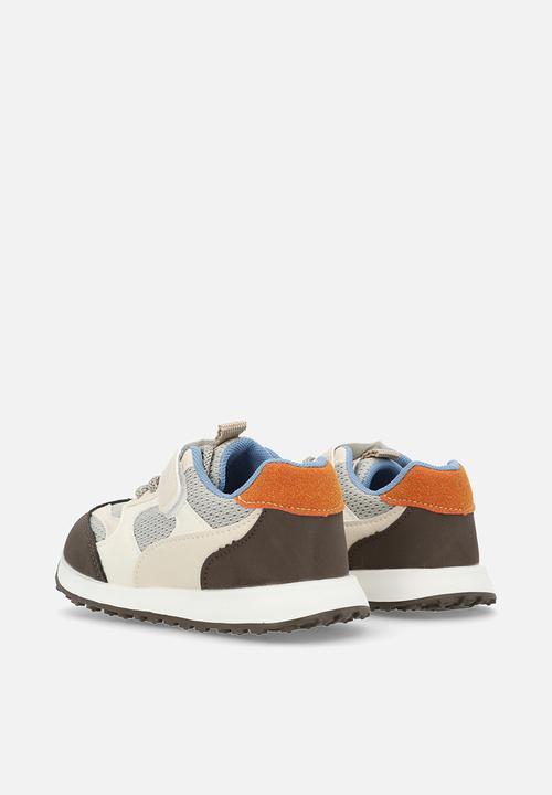 Pop Candy - Mesh design sneakers - neutral multi/orange