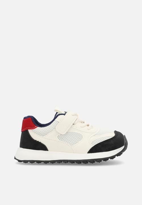 Pop Candy - Mesh design sneakers - neutral multi/red