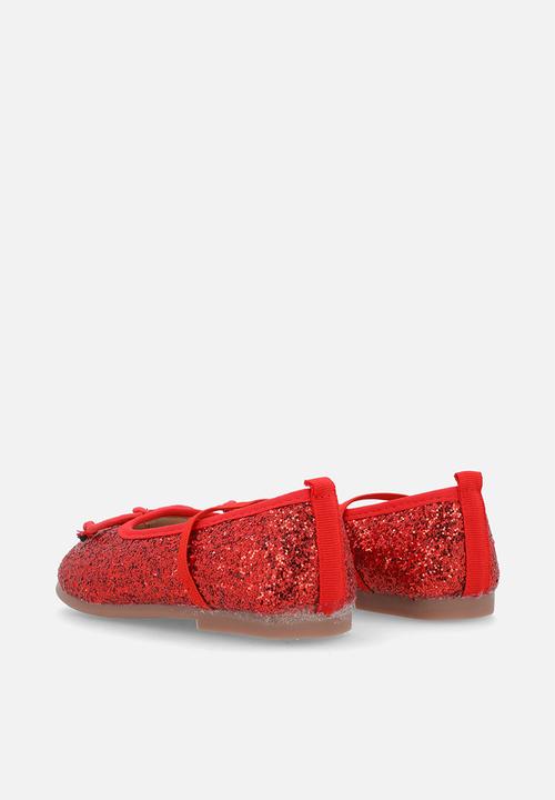 Pop Candy - Glitter pumps - red