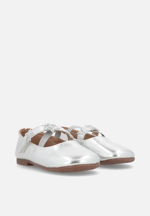 Pop Candy - Metallic ballerina pumps - silver