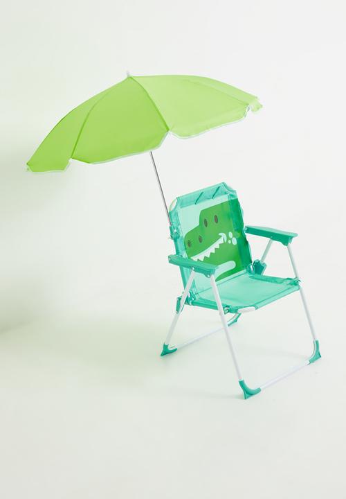 Pop Candy - Croc graphic camp chair - turquoise