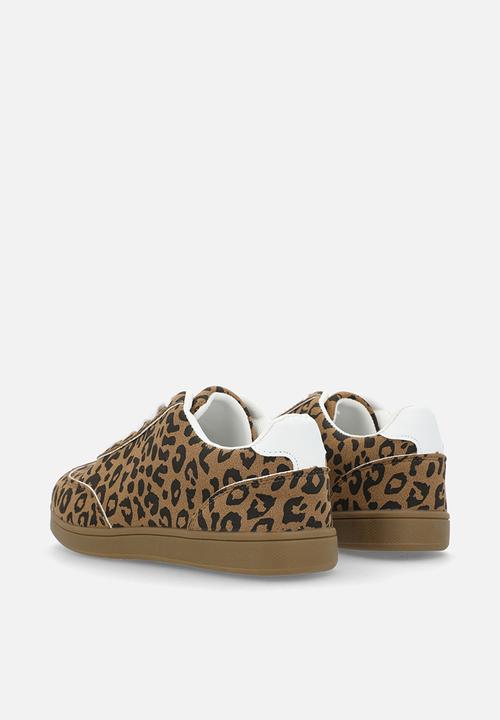 Pop Candy - Metallic leopard print sneakers - brown