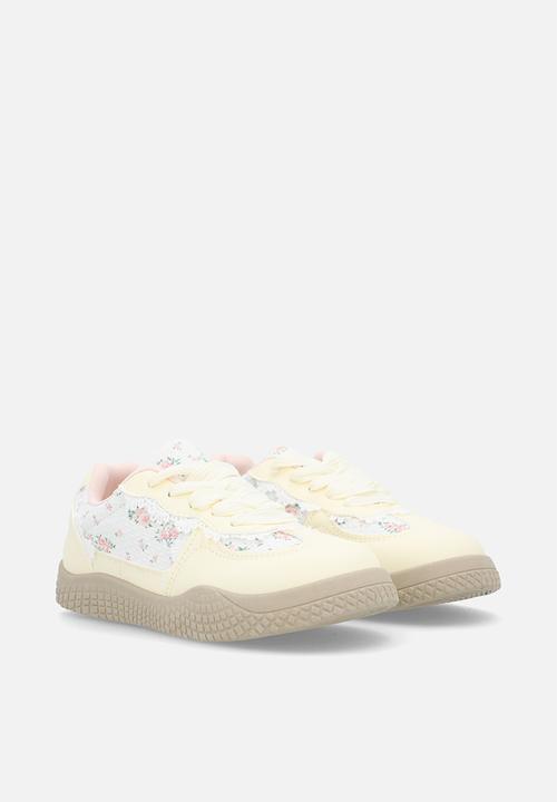 Pop Candy - Lace & floral sneakers - lt pink