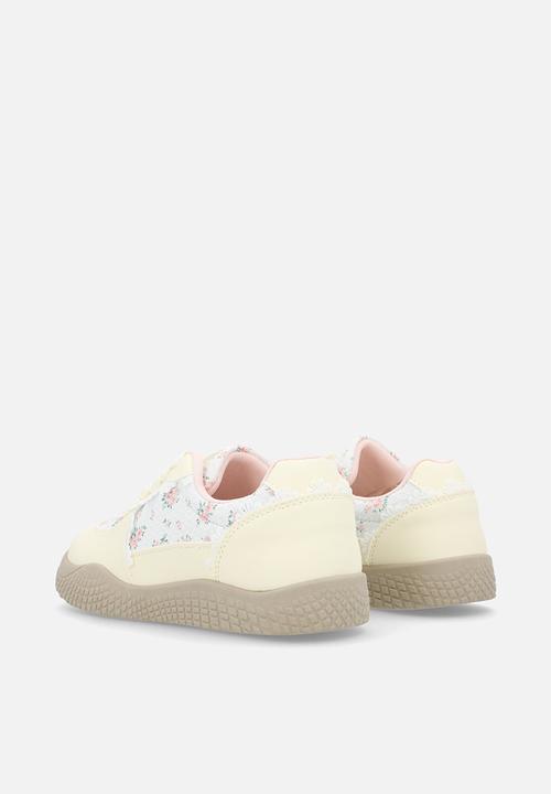 Pop Candy - Lace & floral sneakers - lt pink