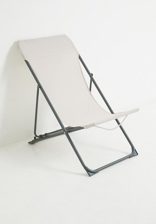 H&S - Outdoor Pool Folding Chair - Beige