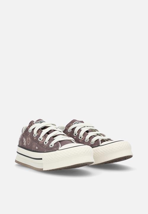 Converse - Chuck taylor all star eva lift - pot hole plum/bite the dust/egret
