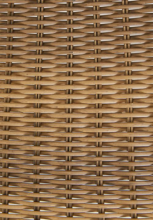 H&S - Outdoor Geo Weave Garden Chair - Natural & Black