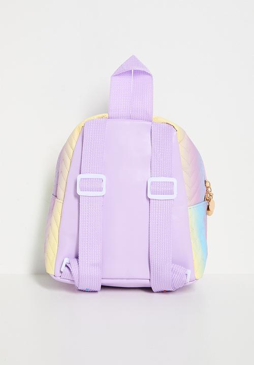 Pop Candy - Chevron quilted backpack - multi