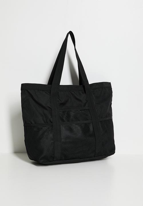 Pop Candy - Mesh compartment tote bag - black