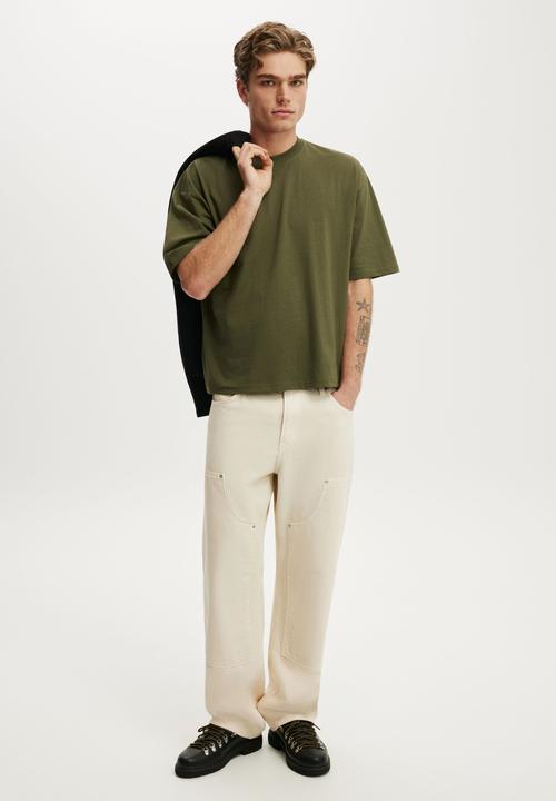 Cotton On - Cropped Fit T-shirt - Khaki