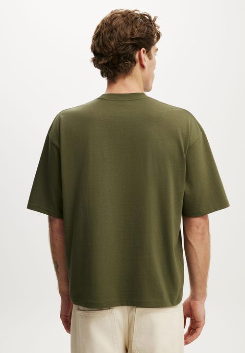 Cotton On - Cropped Fit T-shirt - Khaki