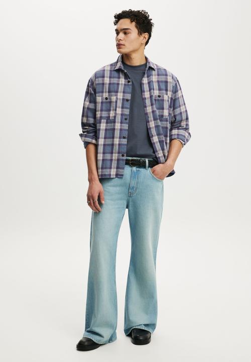 Cotton On - Cropped Fit T-shirt - Denim Blue