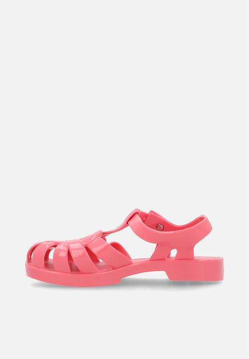 Pop Candy - Heart jelly sandals - dk pink