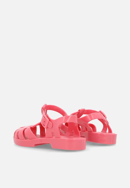Pop Candy - Heart jelly sandals - dk pink