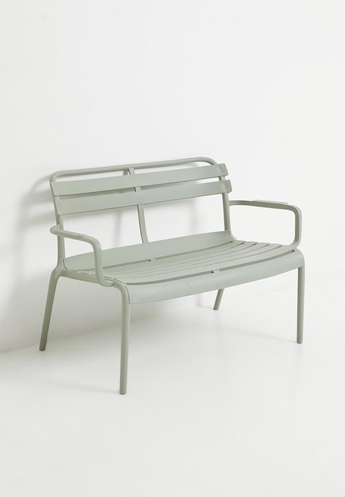 H&S - Outdoor Garden Bench - Green