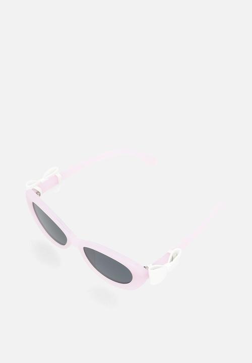 Pop Candy - Cat-eye sunnies with bows - soft lilac