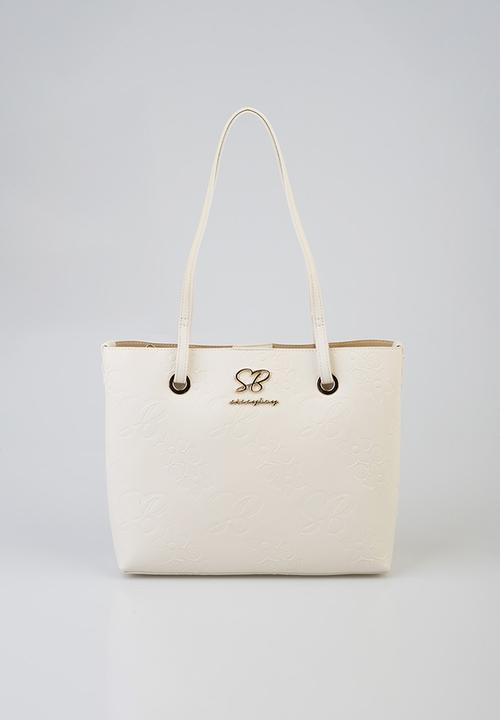 SISSY BOY - Hayley Repeats  Tote Bag - Cream