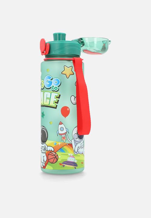 Pop Candy - Graphic & slogan water bottle - green/multi