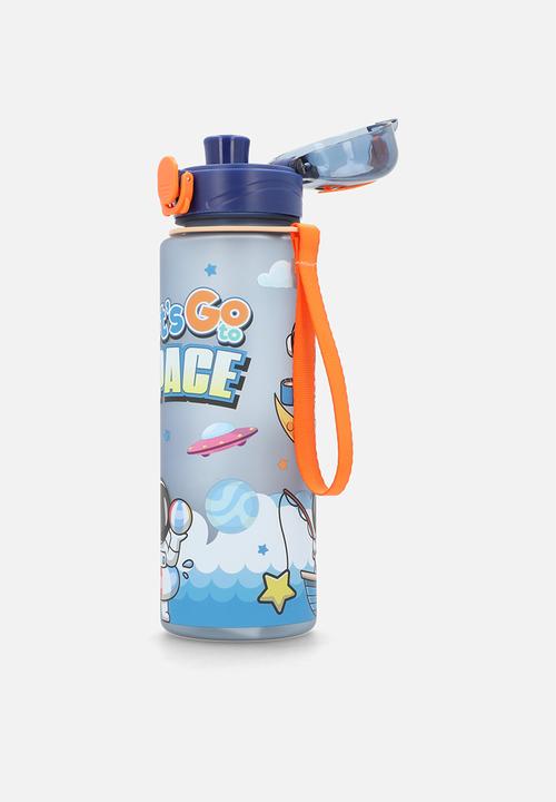 Pop Candy - Graphic & slogan water bottle - blue/multi