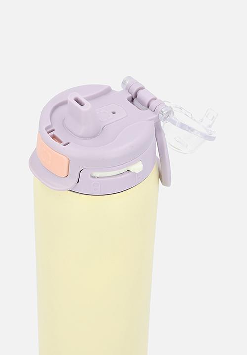 Pop Candy - Carry handle water bottle - beigee