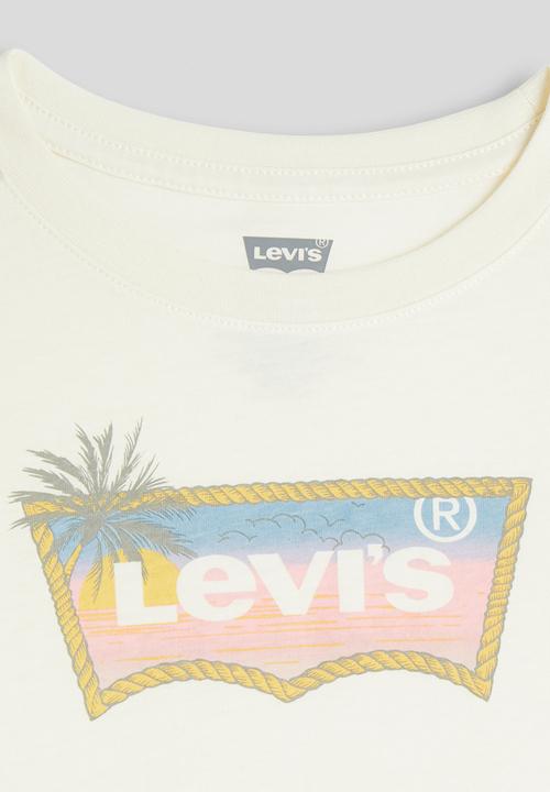 Levi’s® - Lvg Ombre Batwing Ss Tee -Antique White -Antique White
