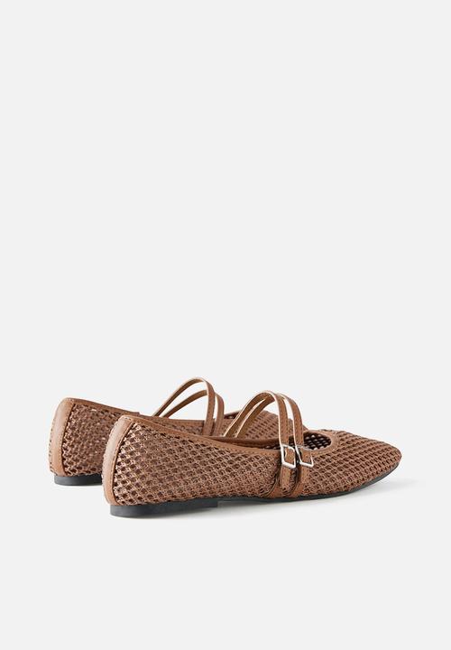 Cotton On - Frankie strappy ballet - tan texture