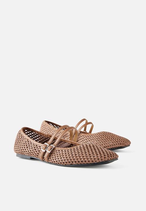 Cotton On - Frankie strappy ballet - tan texture