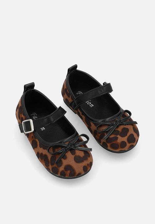 Pop Candy - Ankle strap pumps - dark leopard print