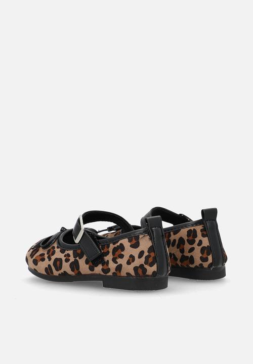 Pop Candy - Ankle strap pumps - lt leopard print