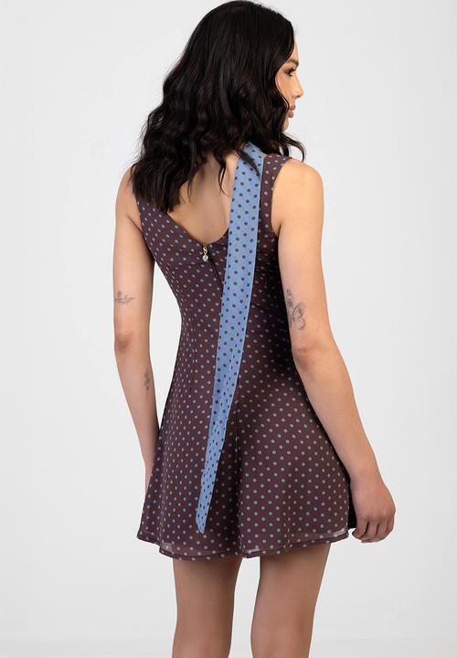SISSY BOY - You'Re A Treasure Mini Dress - Brown