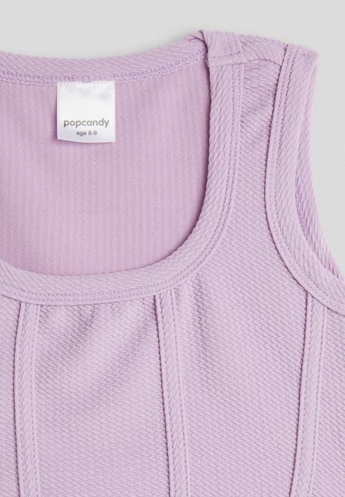 Pop Candy - 3 pack corseted top - pink/lilac/white