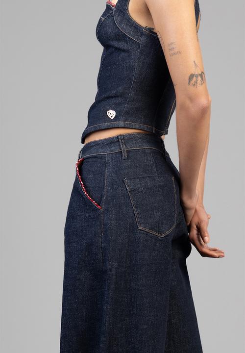 SISSY BOY - Gigi Wide Leg Jeans - Forever Blue