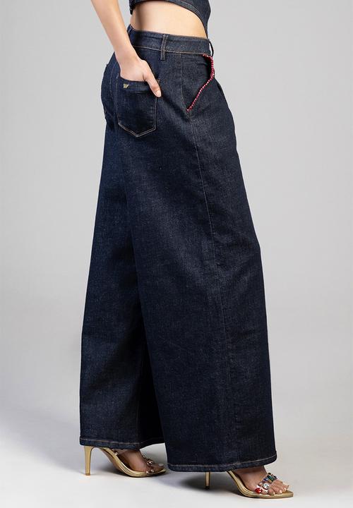 SISSY BOY - Gigi Wide Leg Jeans - Forever Blue