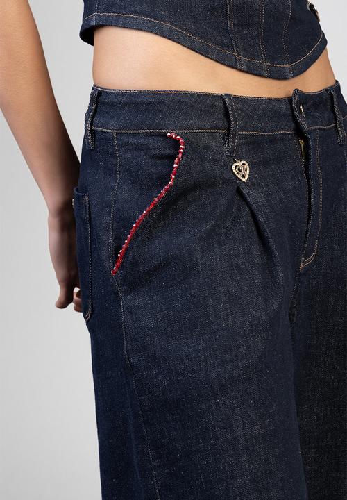 SISSY BOY - Gigi Wide Leg Jeans - Forever Blue