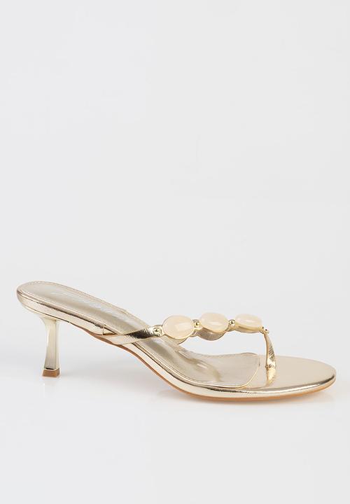 SISSY BOY - Amelie open toe mule - gold
