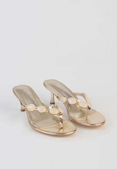 SISSY BOY - Amelie open toe mule - gold