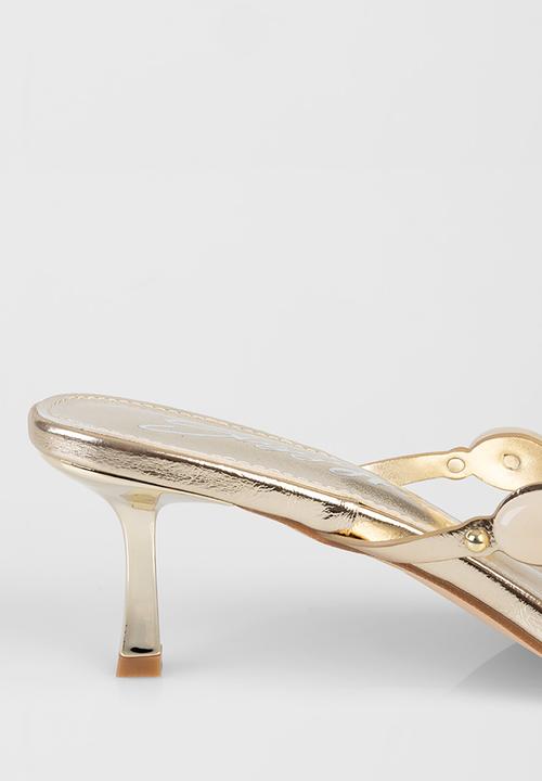 SISSY BOY - Amelie open toe mule - gold