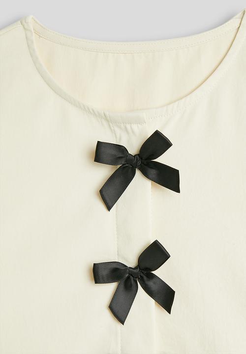Pop Candy - Blouse & pants - cream & black