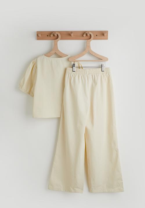 Pop Candy - Blouse & pants - cream & black