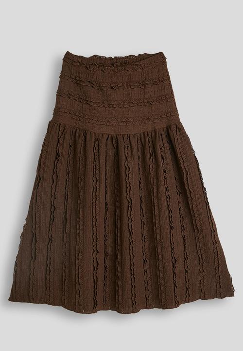 Pop Candy - Blouse & maxi skirt - chocolate