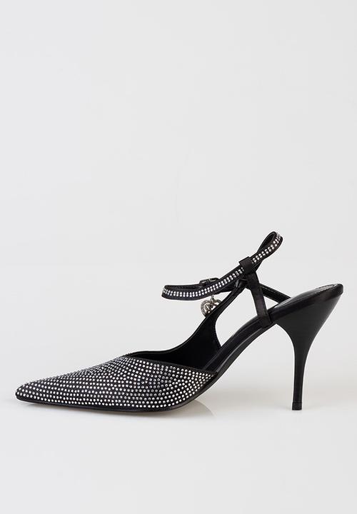 SISSY BOY - Juliette close toe ankle strap - black