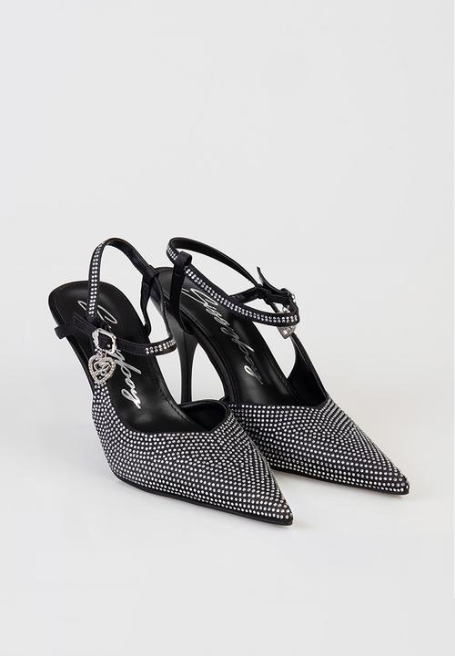 SISSY BOY - Juliette close toe ankle strap - black