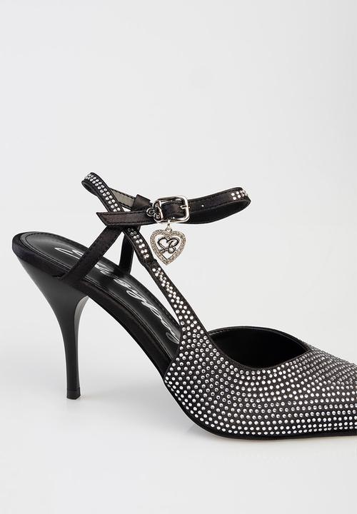 SISSY BOY - Juliette close toe ankle strap - black