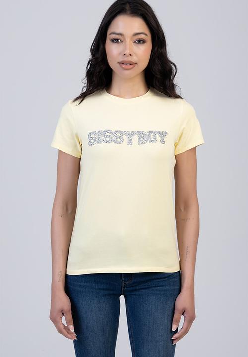 SISSY BOY - Bold Move Regular T-Shirt - Pale Yellow